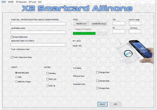 X2 ALL IN ONE EMV SOFTWARE